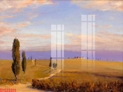 File in trần Tranh sơn dầu phương tây tổng hợp STS23311 (bản gốc) phong cảnh