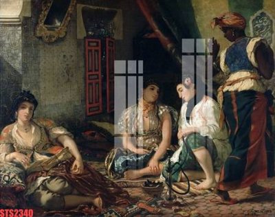 File PSD Tranh sơn dầu phương tây tổng hợp STS2340 (gốc) cho in quảng cáo