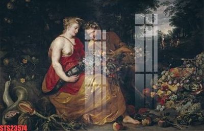 File in mica Tranh sơn dầu phương tây tổng hợp STS23574 (ảnh gốc) đẹp