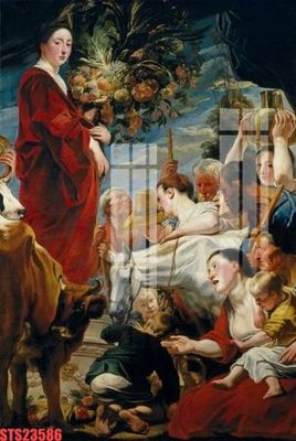 File gốc Tranh sơn dầu phương tây tổng hợp STS23586 (in lụa) cao cấp