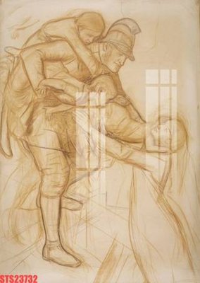 File PSD Tranh sơn dầu phương tây tổng hợp STS23732 (gốc) nhiều lớp (multi-layer)