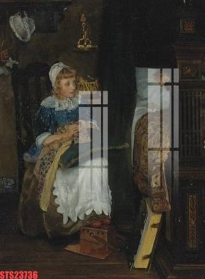 File in mica Tranh sơn dầu phương tây tổng hợp STS23736 (ảnh gốc) đẹp