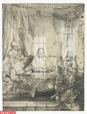 Download file gốc Tranh sơn dầu phương tây tổng hợp STS23805 (in lụa) hoa lá