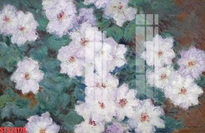 Download file gốc Tranh sơn dầu phương tây tổng hợp STS24178 (in lụa) hoa lá