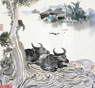 Ảnh gốc Tranh sơn dầu phương tây tổng hợp STS24212 (độ nét cao) in mica