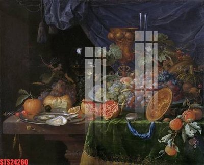 File tranh Tranh sơn dầu phương tây tổng hợp STS24260 (gốc) phong cách tối giản