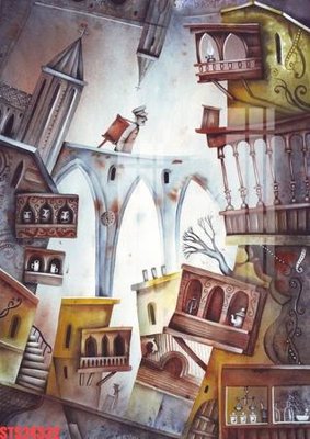 Tải file gốc Tranh sơn dầu phương tây tổng hợp STS24332 (in không vỡ ảnh)