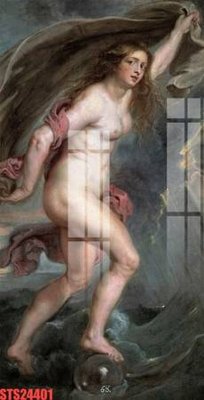 File in trần Tranh sơn dầu phương tây tổng hợp STS24401 (bản gốc) mây trời