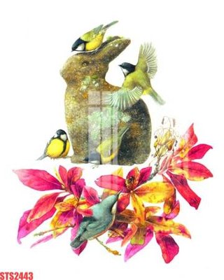 File tranh Tranh sơn dầu phương tây tổng hợp STS2443 (bản gốc) treo quán cafe