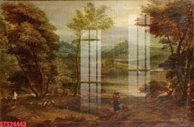 File tranh Tranh sơn dầu phương tây tổng hợp STS24443 (gốc) phong cách tối giản