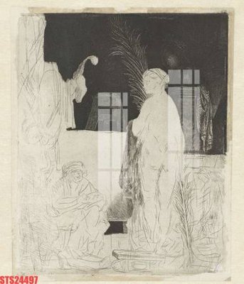 File gốc Tranh sơn dầu phương tây tổng hợp STS24497 (vector) cho in ấn