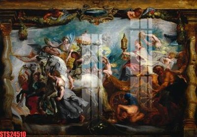 File tranh in trần Tranh sơn dầu phương tây tổng hợp STS24510 (ảnh gốc siêu nét)