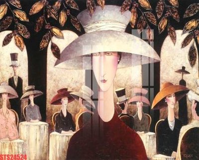 File in ấn Tranh sơn dầu phương tây tổng hợp STS24524 (bản gốc) sắc nét