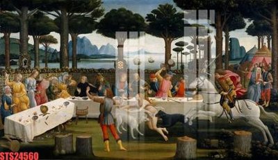 File gốc Tranh sơn dầu phương tây tổng hợp STS24560 (in mica) làm quà tặng