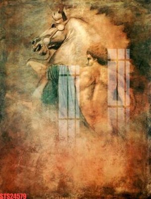 File tranh Tranh sơn dầu phương tây tổng hợp STS24579 (bản gốc) in canvas