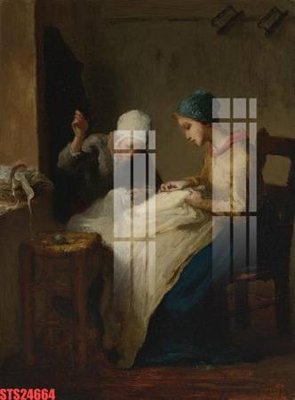 File tranh Tranh sơn dầu phương tây tổng hợp STS24664 (bản gốc) in canvas