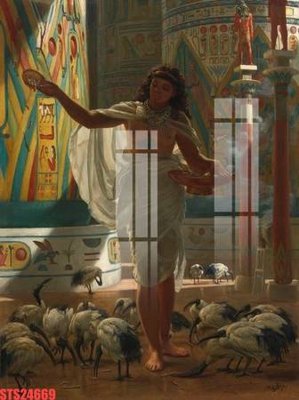 Download file Tranh sơn dầu phương tây tổng hợp STS24669 (gốc) in mica đèn LED