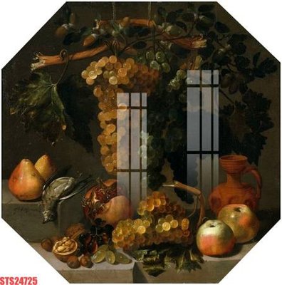 File tranh in trần 3D Tranh sơn dầu phương tây tổng hợp STS24725 (ảnh gốc)