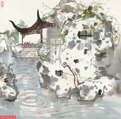 File tranh Tranh sơn dầu phương tây tổng hợp STS24753 (gốc) in vải canvas