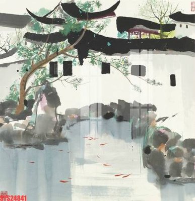 File in trần Tranh sơn dầu phương tây tổng hợp STS24841 (bản gốc) mây trời