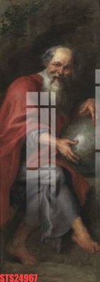 File tranh in trần 3D Tranh sơn dầu phương tây tổng hợp STS24967 (ảnh gốc)