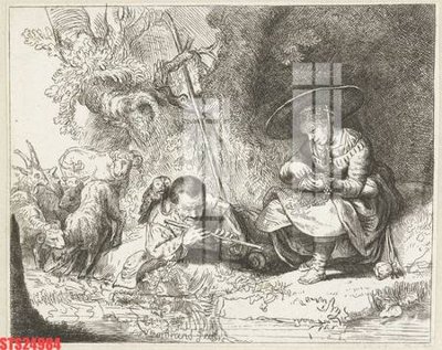 File tranh Tranh sơn dầu phương tây tổng hợp STS24984 (gốc) chủ đề trẻ em