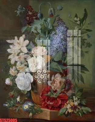 File in trần Tranh sơn dầu phương tây tổng hợp STS25005 (file gốc) xuyên sáng