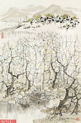 File in ấn Tranh sơn dầu phương tây tổng hợp STS25108 (bản gốc) sắc nét