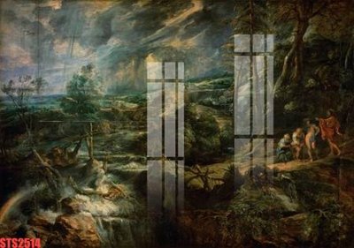 File tranh Tranh sơn dầu phương tây tổng hợp STS2514 (bản gốc) in canvas