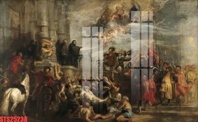 File gốc Tranh sơn dầu phương tây tổng hợp STS25238 (in lụa) tranh thuận buồm