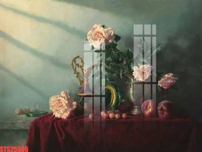 File in ấn Tranh sơn dầu phương tây tổng hợp STS25306 (bản gốc) sắc nét