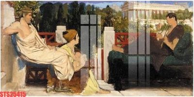 Tải file PSD Tranh sơn dầu phương tây tổng hợp STS25415 (nguyên layer) để in