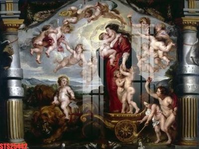 Tệp tin gốc Tranh sơn dầu phương tây tổng hợp STS25442 (dùng cho in) Tranh sơn dầu phương tây tổng hợp STS25442