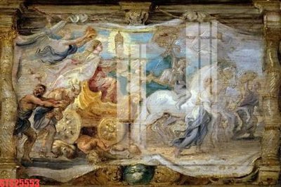 File PSD Tranh sơn dầu phương tây tổng hợp STS25553 (gốc) tách lớp chi tiết