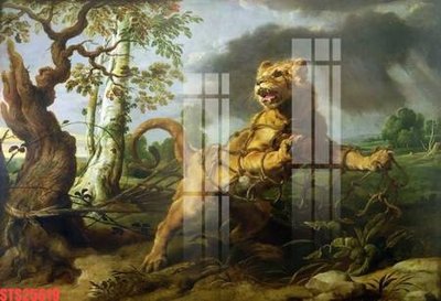 File in trần Tranh sơn dầu phương tây tổng hợp STS25619 (file gốc) hoa văn 3D