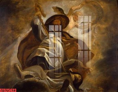 File in trần Tranh sơn dầu phương tây tổng hợp STS25623 (bản gốc) đại dương