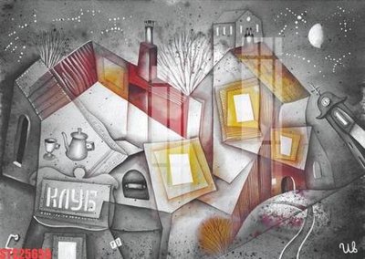 File gốc Tranh sơn dầu phương tây tổng hợp STS25655 (cho in ấn) từ kho Filetranh