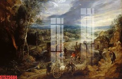 File ảnh Tranh sơn dầu phương tây tổng hợp STS25684 (gốc) in standee