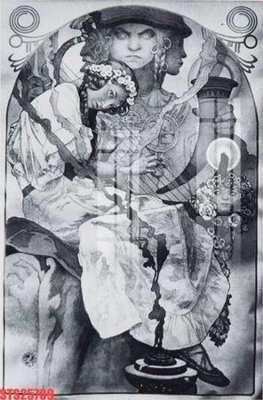 File tranh Tranh sơn dầu phương tây tổng hợp STS25709 (bản gốc) in canvas