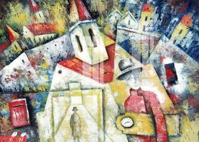 File in trần Tranh sơn dầu phương tây tổng hợp STS25725 (bản gốc) 5D