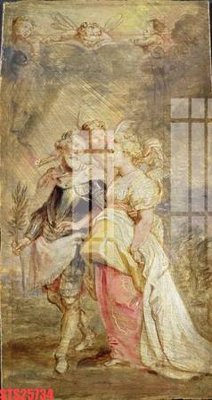 File tranh Tranh sơn dầu phương tây tổng hợp STS25734 (gốc) in backlit film