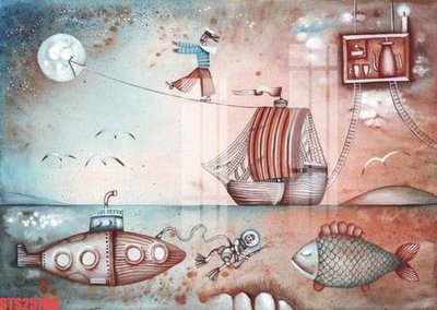 File tranh Tranh sơn dầu phương tây tổng hợp STS25780 (ảnh gốc) không bị mờ