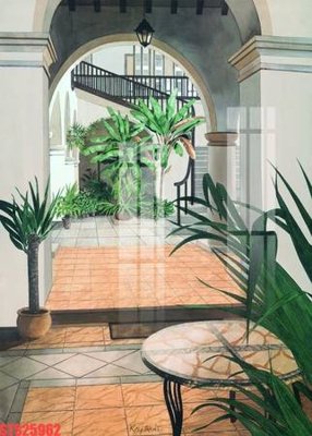 File gốc Tranh sơn dầu phương tây tổng hợp STS25962 (in mica) làm quà tặng