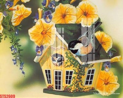 File in trần Tranh sơn dầu phương tây tổng hợp STS2609 (file gốc) hoa văn 3D