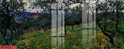 File gốc Tranh sơn dầu phương tây tổng hợp STS26100 (thiết kế) cho in ấn