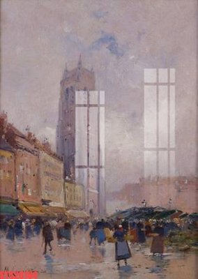 File in trần Tranh sơn dầu phương tây tổng hợp STS26104 (bản gốc) 5D