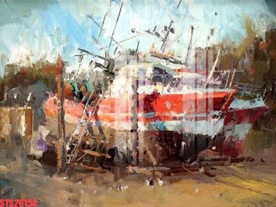 Tải file Tranh sơn dầu phương tây tổng hợp STS26154 (ảnh gốc) in gạch 3D