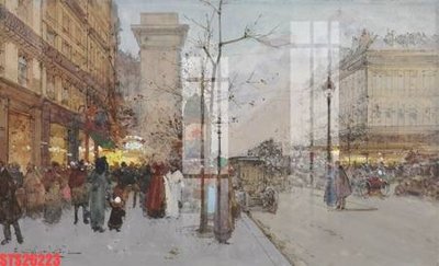 File in trần Tranh sơn dầu phương tây tổng hợp STS26223 (file gốc) xuyên sáng