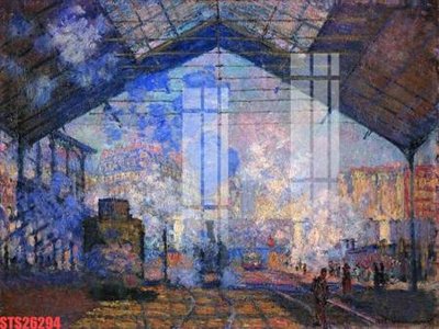 File ảnh Tranh sơn dầu phương tây tổng hợp STS26294 (gốc) cho trang trí nhà hàng