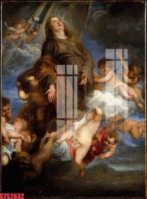 File in ấn Tranh sơn dầu phương tây tổng hợp STS2632 chuyên nghiệp